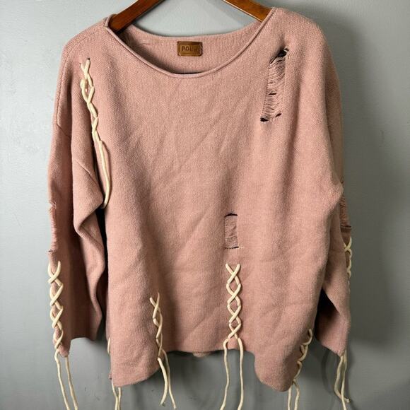 POL Women’s Luxe Distressed Sweater sz M Super Soft NWOT # H600-A - Picture 12 of 13